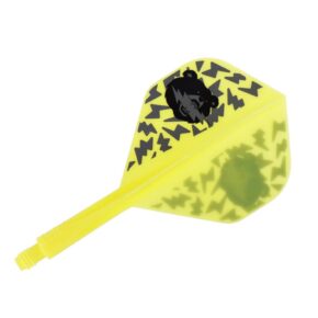 Misaladejuegos Plumas Condor Axe Standard Bear Miyu Miyawaki Yellow S 21.5mm 3 Uds.