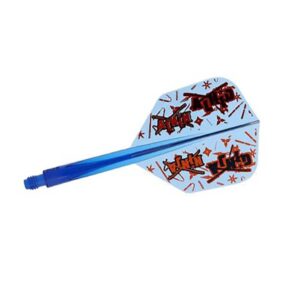 Misaladejuegos Plumas Condor Axe Shape Matt Campbell Ginja Ninja Azul L 33.5mm 3 Uds. Negro