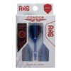 Misaladejuegos Plumas Condor Axe Shape Matt Campbell Ginja Ninja Azul L 33.5mm 3 Uds. Negro - Imagen 3