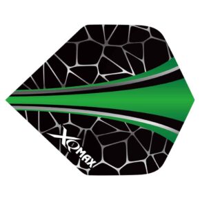 Misaladejuegos Plumas Flights XQMax Pet Darts Standard Green Crackle - Imagen 2
