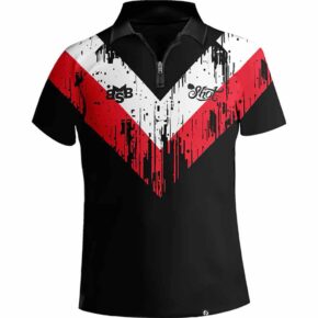 Misaladejuegos Polo Shot Michael Smith Darts Bully Boy White Strip S DS2281-S - Imagen 2