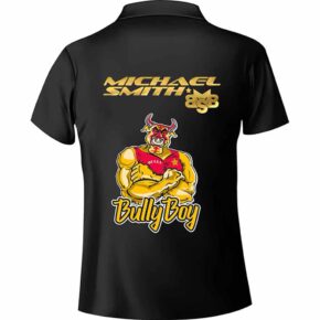 Misaladejuegos Polo Shot Michael Smith Darts Bully Boy White Strip S DS2281-S - Imagen 3