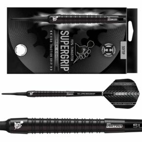 Misaladejuegos Dardos Harrows Darts SuperGrip Black 16gr 90% - Imagen 2