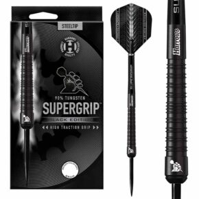 Misaladejuegos Dardos Harrows Darts SuperGrip Black 23gr 90% - Imagen 2