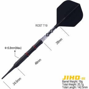 Misaladejuegos Dardos Cuesoul Jiho S5 Soft tip 90% 19g jhs5-19 - Imagen 6