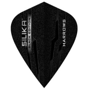 Misaladejuegos Plumas Harrows Darts Flights Kite Silika Black