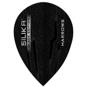 Misaladejuegos Plumas Harrows Darts Flights Pear Silika Black   hf5185