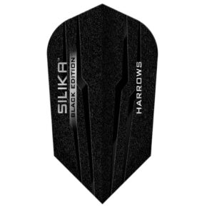 Misaladejuegos Plumas Harrows Darts Flights Slim Silika Black   hf5183