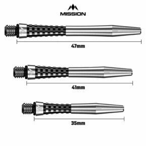 Misaladejuegos Cañas Mission Aluminio Atom 13 Shaft Natural Black 35mm M001433 - Imagen 3