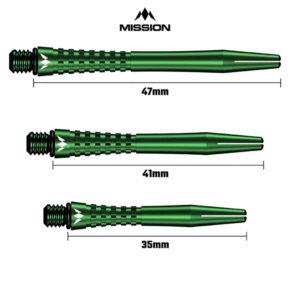 Misaladejuegos Cañas Mission Aluminio Atom Shaft Green 47mm M001575 - Imagen 4