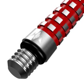 Misaladejuegos Cañas Mission Aluminio Atom 13 Shaft Natural Red 35mm M001439 - Imagen 3