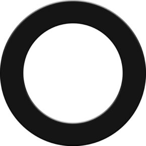 Misaladejuegos Surround Designa Dartboard Heavy Duty Plain Negro SU049-negro