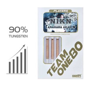 Misaladejuegos Dardos One80 Akari Tanahara Signature Rose Gold 20gr 90%  9478 - Imagen 4