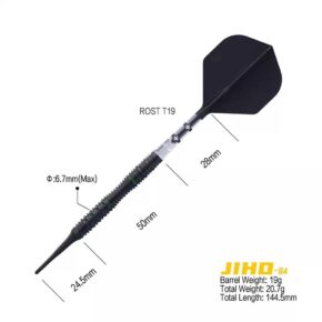 Misaladejuegos Dardos Cuesoul Jiho S4 Soft tip 90% 21g - Imagen 4