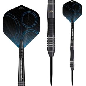 Misaladejuegos Dardos Mission Precision Darts Black PVD Steel 90% 25gr D1701 - Imagen 2