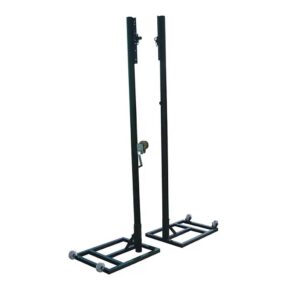 Misaladejuegos Juego Postes Voleibol Metalicos 80mm Transladables 0012422
