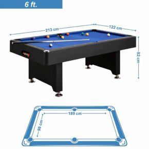 Misaladejuegos Billar Americano BlackStar 6 ft  5185.02 - Imagen 8