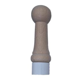 Misaladejuegos Puño Futbolin Bola Natural Barra 14 mm