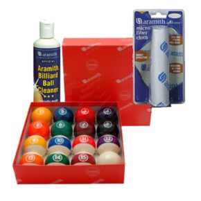 Misaladejuegos Juego Bolas Aramith Continental+ Kit Limpieza Aramith