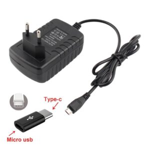Misaladejuegos Transformador dianas Gran Board 5v 3A  Micro B USB + Adaptador Para Tipo C