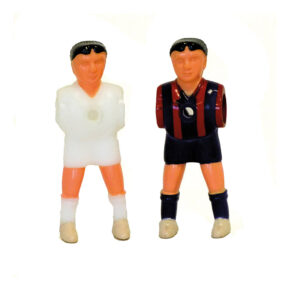 Misaladejuegos Jugador Futbolines Plástico Pies Separados Madrid/Barcelona 22 unidades PL1003
