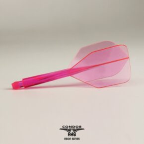 Misaladejuegos Plumas Condor Axe Shape Neon Pink Corta 21.5mm 3 Uds. - Imagen 3