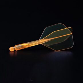 Misaladejuegos Plumas Condor Axe Shape Neon Naranja Larga 33.5mm 3 Uds. - Imagen 2