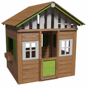 Misaladejuegos Casita infantil de madera Masgames Lollipop XL verde MA800543