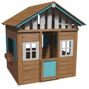 Misaladejuegos Casita infantil de madera Masgames Lollipop XL azul MA800545