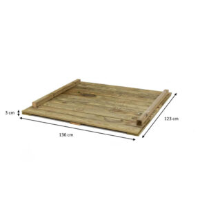 Misaladejuegos Suelo Casita infantil de madera Masgames Lollipop XL MA800540 - Imagen 2