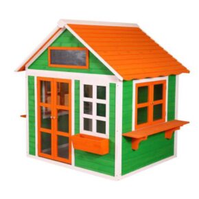 Misaladejuegos Casita infantil de madera MASGAMES Flam MA800585