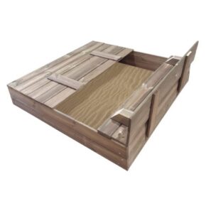Misaladejuegos Arenero Tectum con tapa de madera plegable MA600100 - Imagen 2