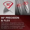 Misaladejuegos Plumas Target K-Flex No.6 Shape Pink Short 410037 - Imagen 5