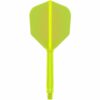 Misaladejuegos Plumas Target K-Flex No.6 Shape Neon Yellow Inter 410050