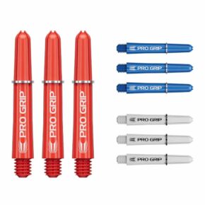 Misaladejuegos Cañas Target Pro Grip Shaft Int 3 sets Rojo-Azul-Blanco (41mm) 380387