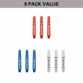 Misaladejuegos Cañas Target Pro Grip Shaft Int 3 sets Rojo-Azul-Blanco (41mm) 380387 - Imagen 3