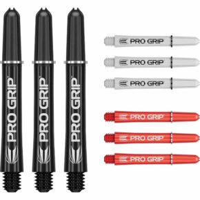 Misaladejuegos Cañas Target Pro Grip Shaft Med 3 sets Negro-Blanco-Rojo (48.0mm) 380388