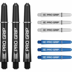 Misaladejuegos Cañas Target Pro Grip Shaft Med 3 sets Negro-Blanco-Azul (48mm) 380389