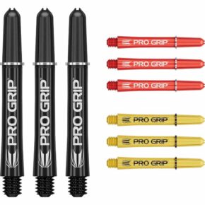 Misaladejuegos Cañas Target Pro Grip Shaft Med 3 sets Negro-Blanco-Amarillo (48mm) 380390
