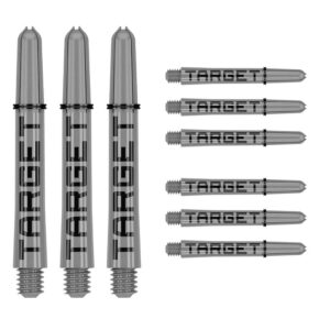 Misaladejuegos Cañas Target Pro Grip Tag Shaft Short 3 sets Gris (34mm) 380360
