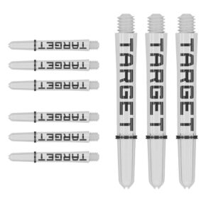 Misaladejuegos Cañas Target Pro Grip Shaft Tag Short 3 sets Blanco Negro (34mm) 380350 - Imagen 2