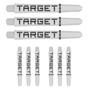 Misaladejuegos Cañas Target Pro Grip Shaft Tag Short 3 sets Blanco Negro (34mm) 380350 - Imagen 3