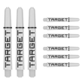 Misaladejuegos Cañas Target Pro Grip Shaft Tag Med 3 sets Blanco Negro (48mm) 380352