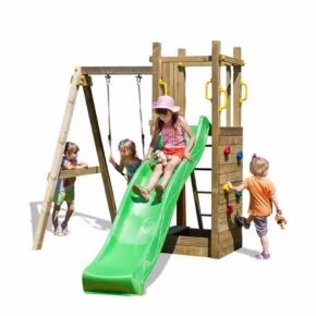 Misaladejuegos Tobogán, columpio, arenero, jardín infantil, parque infantil Funny-3 S-03245-P-K-XG-1