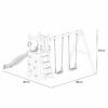 Misaladejuegos Parque infantil de jardín tobogán infantil columpio doble escalada Funny-3 DS S-04430-PK-XG-1 - Imagen 2