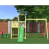 Misaladejuegos Torreta de juegos infantiles Floppi con tobogán, columpio doble y columpio trepador S-03180-PK-XG-1 - Imagen 3