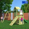 Misaladejuegos Torreta de juegos infantiles Floppi con tobogán, columpio doble y columpio trepador S-03180-PK-XG-1 - Imagen 5