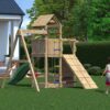 Misaladejuegos Jardín de madera parque infantil tobogán columpio escalada Activer S-03580-P-K-XG-1 - Imagen 5