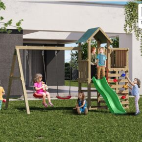 Misaladejuegos Estructura de escalada de madera Chester de Fungoo - Imagen 4
