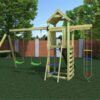Misaladejuegos Parque infantil jardín cuerda de escalada tobogán columpios Gaia S-04760-P-K-XG-1 - Imagen 5